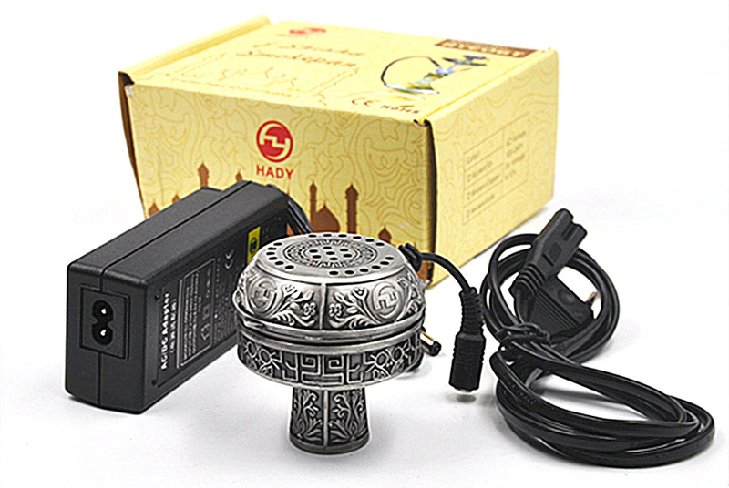 Un ejemplo de carbón eléctrico para Shisha